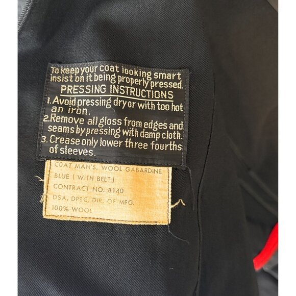 USMC U.S. Marine Corps Dress Blues Jacket, Enlisted Size 38XL - Picture 4 of 5